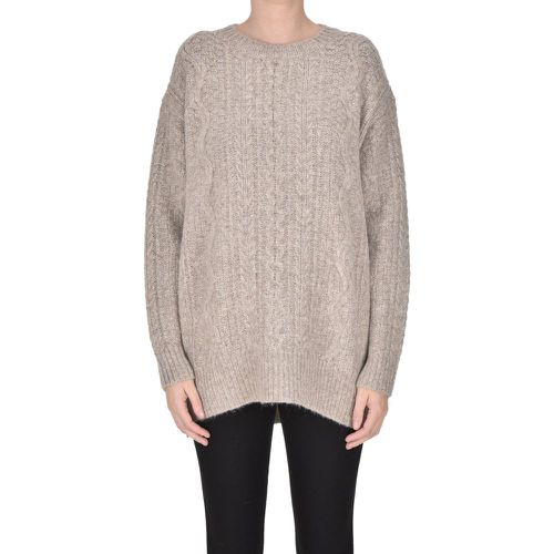 Pullover oversize in maglia a trecce - C.T. Plage - Modalova