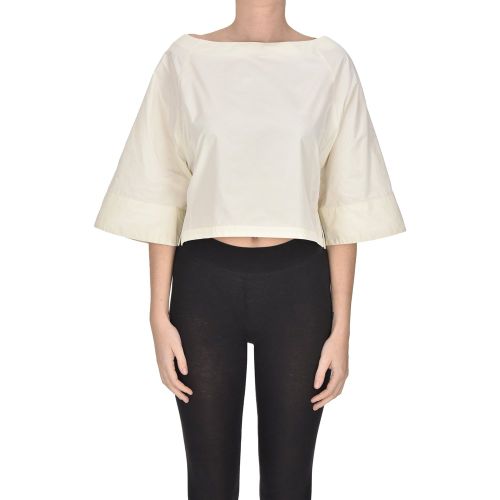 Top cropped in taffeta' - Co.Go - Modalova