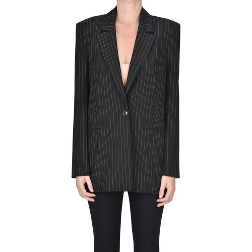Blazer oversize gessato - PATRIZIA PEPE - Modalova