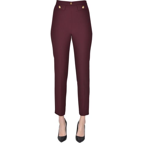 Pantaloni a sigaretta - Elisabetta Franchi - Modalova