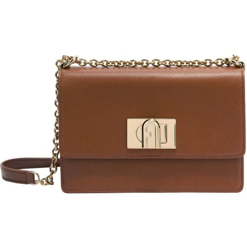 Borsa a tracolla in pelle martellata - Furla - Modalova