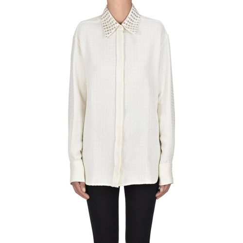 Camicia con colletto gioiello - Golden Goose Deluxe Brand - Modalova