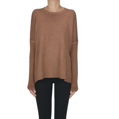 Pullover a scatoletta tintura Snow - Base Milano - Modalova