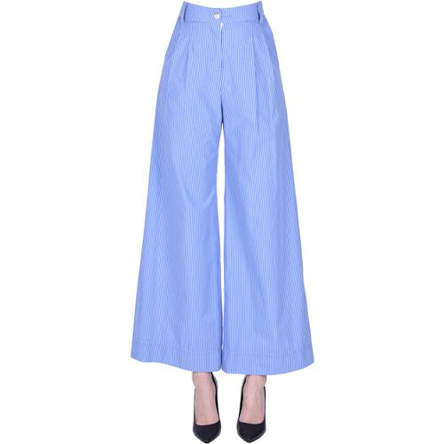 Pantaloni a righe in cotone - Minina - Modalova
