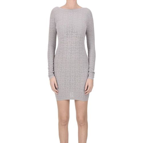 Abito in maglia jacquard - Elisabetta Franchi - Modalova