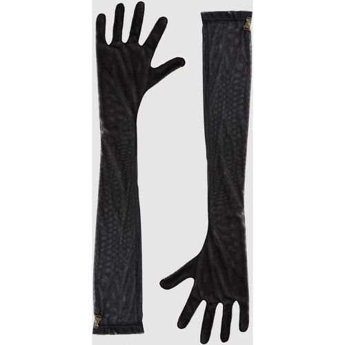 Lange Handschuhe aus Stretch-Tüll - PATRIZIA PEPE - Modalova