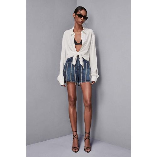 Shorts Denim con strass - PATRIZIA PEPE - Modalova