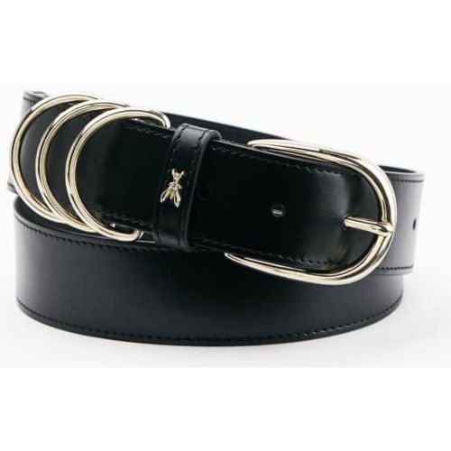 Ledergürtel mit runden Schnallen - PATRIZIA PEPE - Modalova