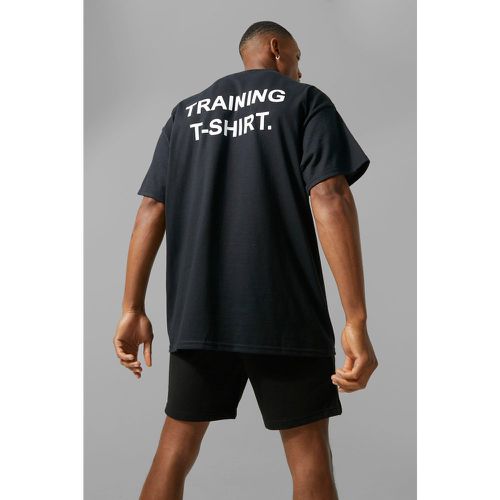 T-shirt da allenamento oversize Man Active - boohoo - Modalova