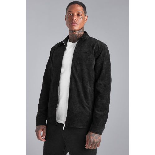 Chaqueta Harrington De Ante Sintético - boohoo - Modalova