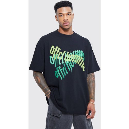 Oversized Offcl Homme Graphic T-Shirt - boohoo - Modalova