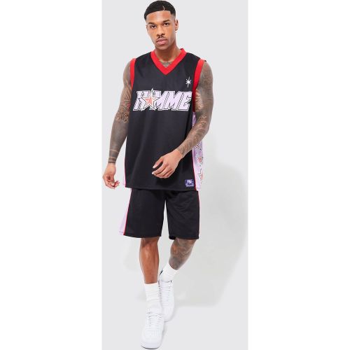 Mesh Homme Basketball Short Set - boohoo - Modalova