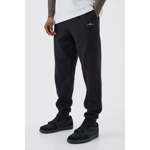 Pantalón Deportivo Regular Con Firma Man - boohoo - Modalova