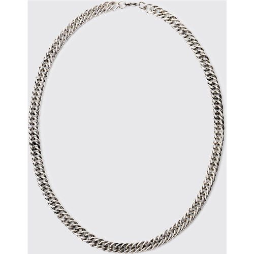 Collana a catena spessa, Grigio - boohoo - Modalova