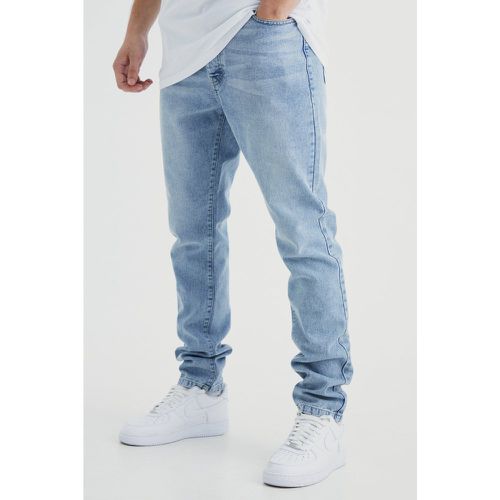 Jeans Tall Slim Fit in denim rigido - boohoo - Modalova