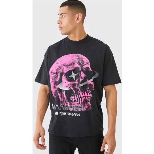 Oversized Ofcl Skull Graphic T-shirt - boohoo - Modalova
