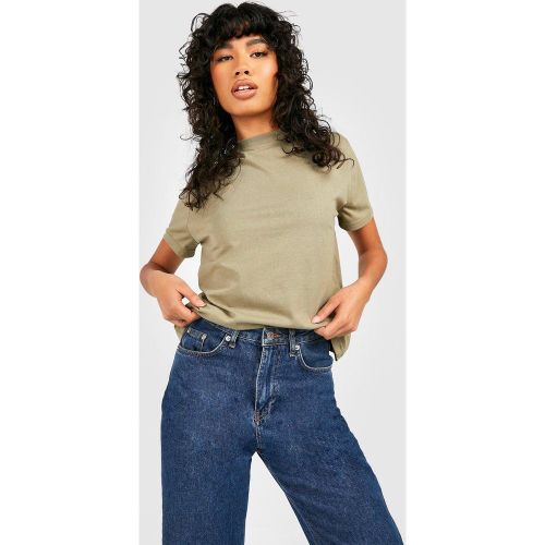 T-shirt oversize Basic in taglio maschile - boohoo - Modalova