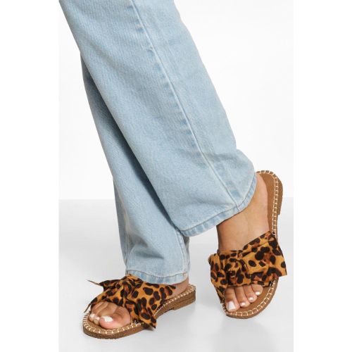 Sandalias Estilo Alpargata Con Lazo - boohoo - Modalova