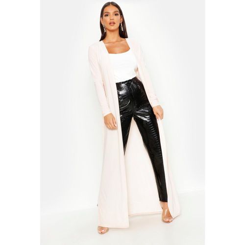 Kimono Maxi Ceñido Con Abertura Lateral - boohoo - Modalova