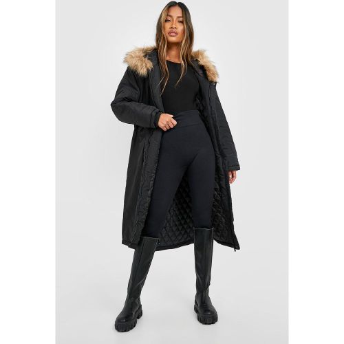 Parka rifinito in pelliccia sintetica - boohoo - Modalova