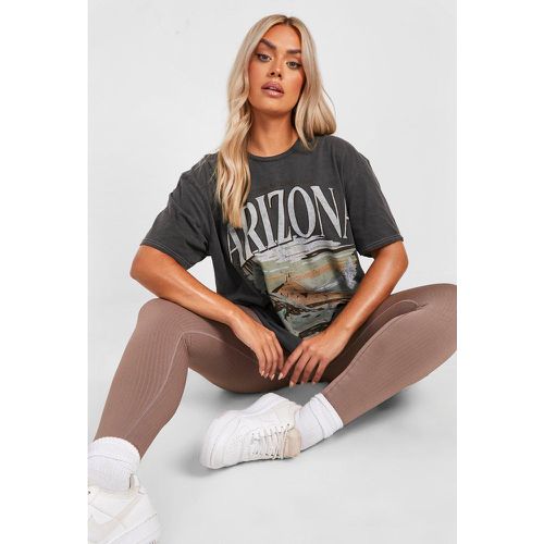 T-shirt Plus Size oversize slavata Arizona - boohoo - Modalova