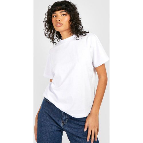 T-shirt a girocollo Basic in cotone - boohoo - Modalova