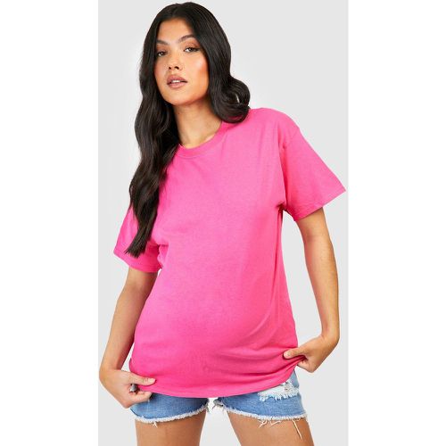 Maternity Cotton T-Shirt, Pink - boohoo - Modalova