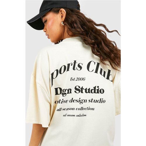 T-shirt oversize Dsgn Studio Sports Club - boohoo - Modalova
