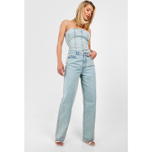Jeans Basic in taglio maschile - boohoo - Modalova