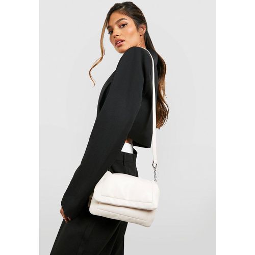 Bolso Cruzado Plegable, Blanco - boohoo - Modalova