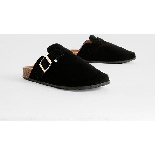 Zuecos Cerrados, Negro - boohoo - Modalova