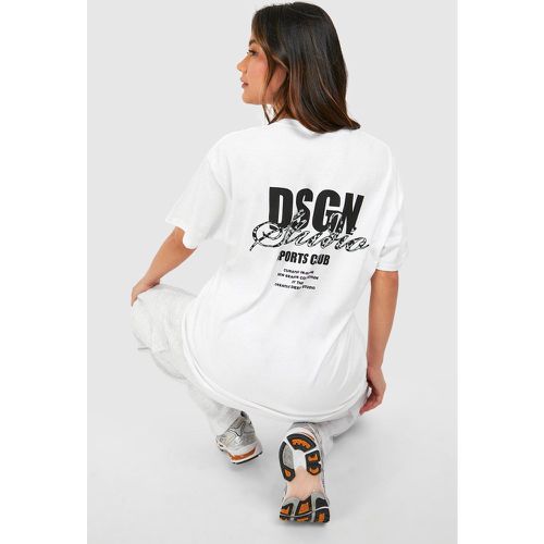 Dsgn Studio Flock Leopard Print Oversized T-shirt - boohoo - Modalova