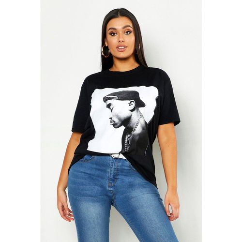 Camiseta Plus Con Estampado De Tupac - boohoo - Modalova