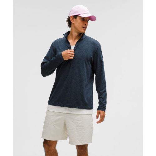 “ Haut demi-zippÃ© Soft Jerseys â€“ Bleu â€“ Taille S - lululemon - Modalova