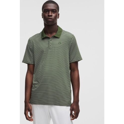 “ Polo sport Ã  manches courtes avec logos â€“ Blanc/Vert â€“ Taille L - lululemon - Modalova