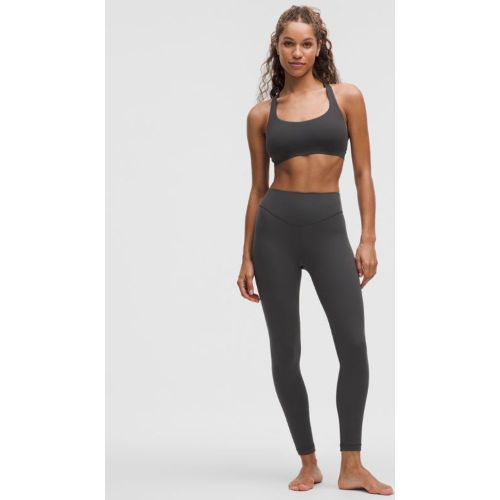 “ Legging Wunder Under taille haute Full-On Luxtremes â€“ 64 cm â€“ Gris â€“ Taille 0 - lululemon - Modalova