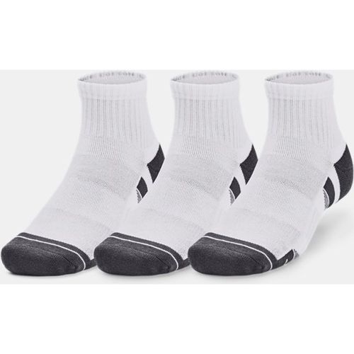 Calze Performance Cotton 3-Pack Qrter unisex / / Pitch Grigio XL - Under Armour - Modalova