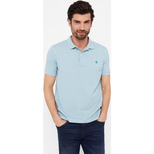 Polo piqué microestampado - Cortefiel - Modalova