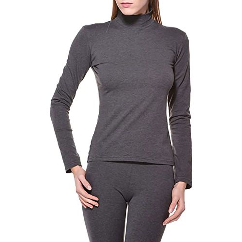 Camiseta termal de mujer cuello alto manga larga - Cotonella - Modalova