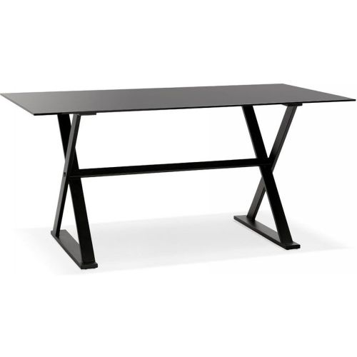 Bureau Verre Noir HAYLEY - 3S. x Home - Modalova