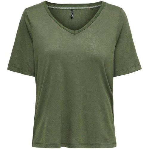 Top col en v manches courtes Sara - Only - Modalova