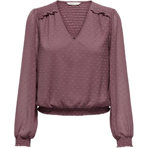 Top col en v manches longues Wren - Only - Modalova