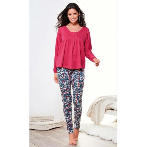Pyjama manches longues pantalon imprimé - Imprimé en coton - 3 SUISSES - Modalova