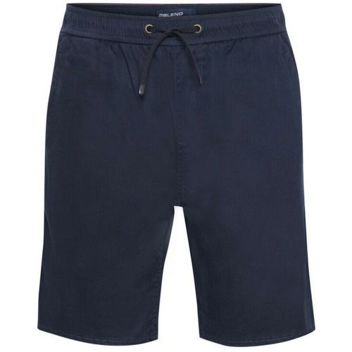 Bermuda à Lacet - Bleu en coton - Blend - Modalova