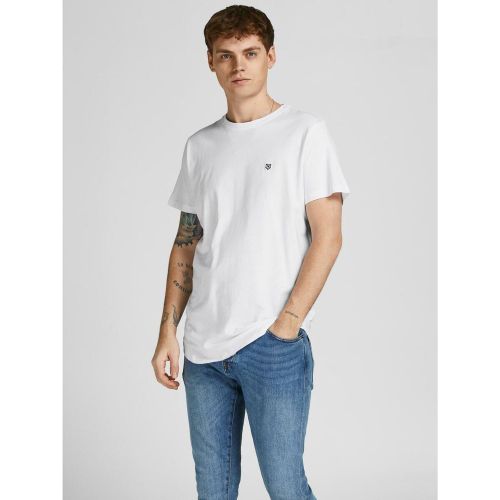 Lot de 5 T-shirts Regular Fit Col rond Manches courtes en coton - jack & jones - Modalova