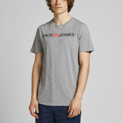 T-shirt Standard Fit Col rond Manches courtes Clair en coton Gus - jack & jones - Modalova