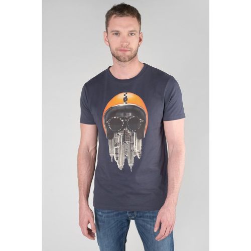 Tee-shirt BACKI bleu en coton - Le Temps des Cerises - Modalova