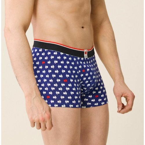 Boxer en coton bleu - le Slip Français - Modalova
