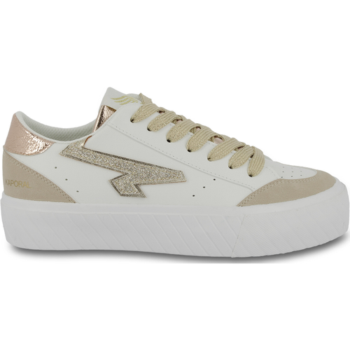Tennis femme CYNDIA blanc et or - Kaporal - Modalova