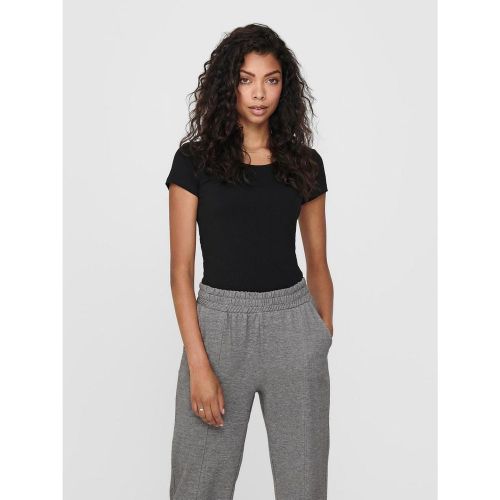 Top Col rond Manches courtes en coton - Only - Modalova